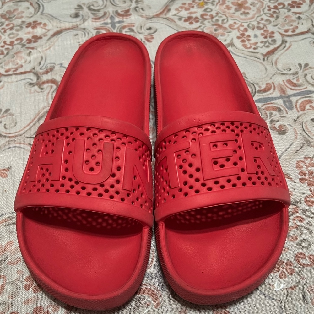 Hunter Logo Sandals